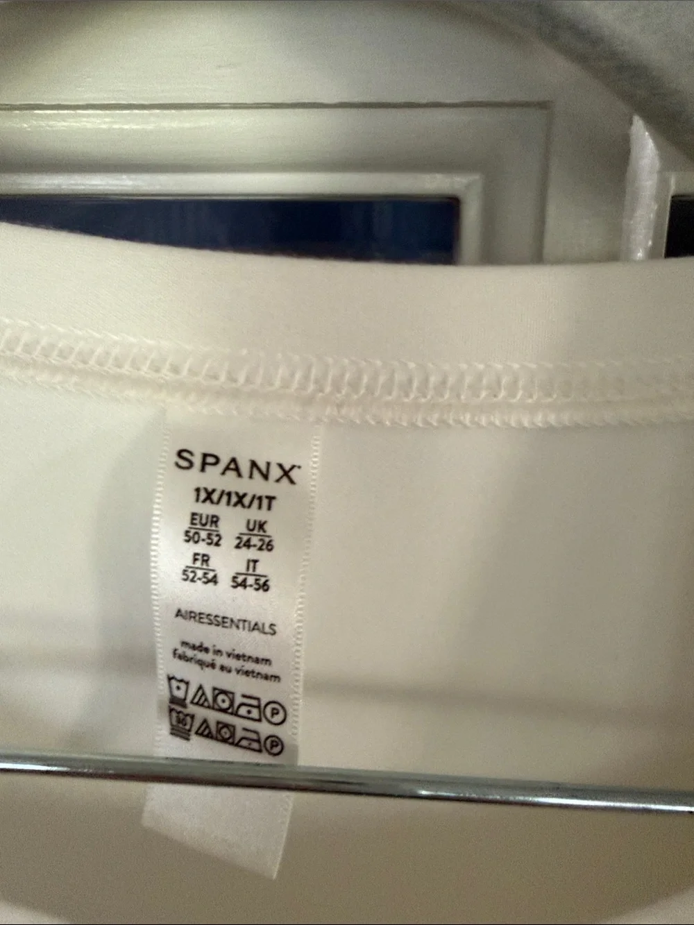SPANX White Cap-Sleeve Midi Shift Dress - Picture 3 of 3